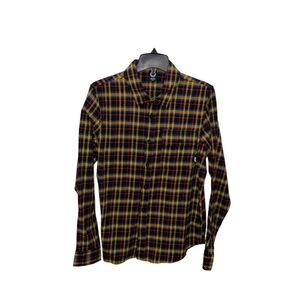 Neff Men's Small Flannel Shirt Plaid Long Sleeve NWT